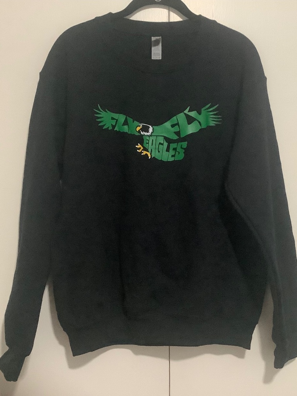 Fly Eagles Fly Philadelphia Black Sweatshirt